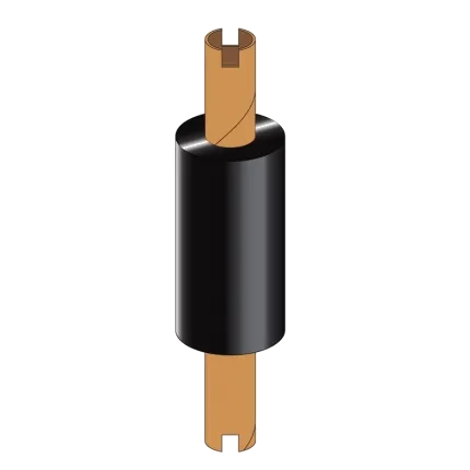 Лента красящая 64mm x74m х12,7mm RESIN OUT (втулка 110мм) Универсал