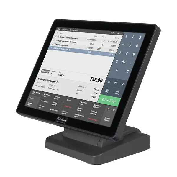 Монитор сенсорный 15" Poscenter EVA-150 Pro (15", 1024х768, PCAP, VGA, HDMI, без MSR) (3567)