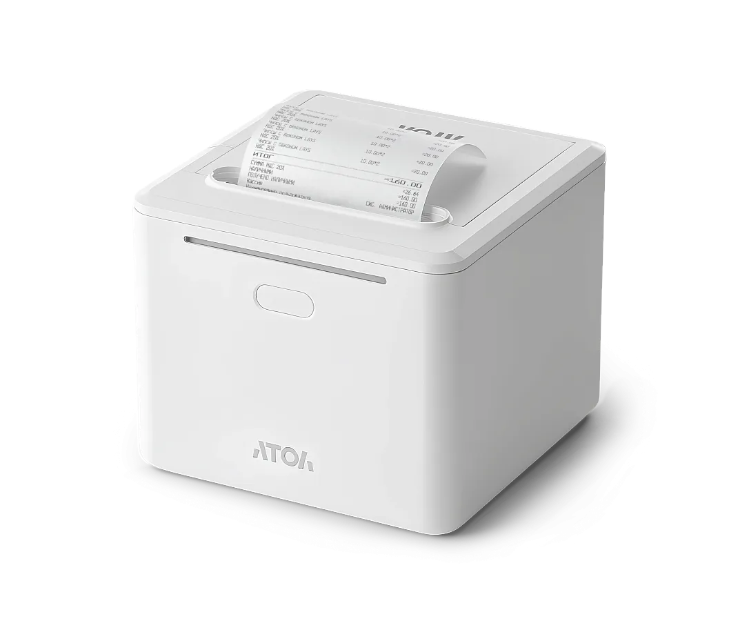 Фискальный регистратор "АТОЛ 22 v2 Ф", Без ФН. USB. RS-232. Ethernet. (5.0) (с ИТС) (Белый) (64869)