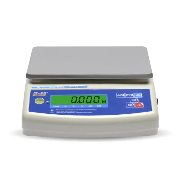 весы лабораторные m-er 122acf- 3000.05 lcd