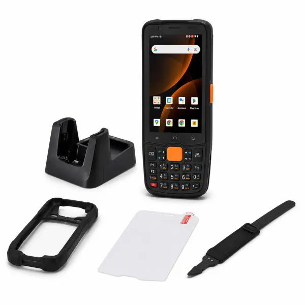 Комплект ТСД MERTECH MovFast S40 Android 13, 4GB/64GB (крейдл с передачей, чехол, стекло, ремешок)