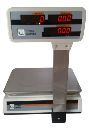 весы торговые форт-т 769d/в (32; 5) маркет, led