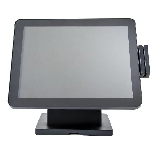 pos терминал-моноблок poscenter pos90 (15", pcap, j3455, ram 8gb, ssd m2 sata 128gb, msr) без ос