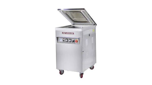Напольный вакуумный упаковщик DZQ-500/2E (нерж., газ)
