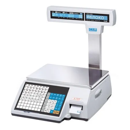 весы с печатью этикетки cas cl-5000j-30ip ethernet