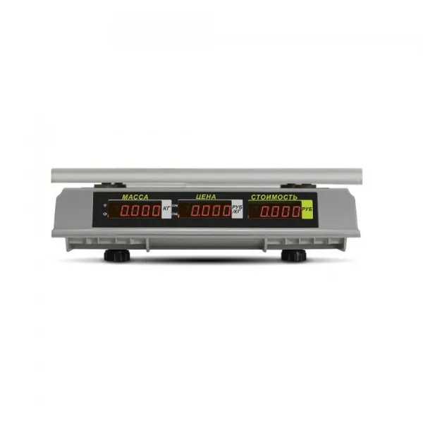весы торговые m-er 326 ac -32.5 с акб без стойки led slim
