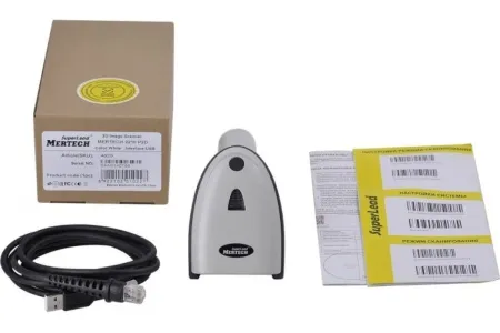 сканер штрих-кода mertech 2210 p2d, usb, белый
