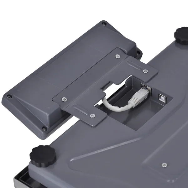фасовочные настольные весы m-er 224 f-32.5 steel lcd usb без акб