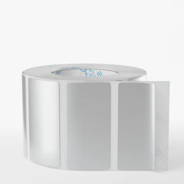 Этикетка  50х25х1000 PET matt silver