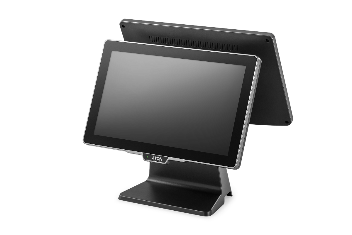 POS терминал-моноблок АТОЛ JAZZ 16 Lite V3, N97, SSD 128GB, 8GB, без MSR, доп.монит 15,6", без ОС