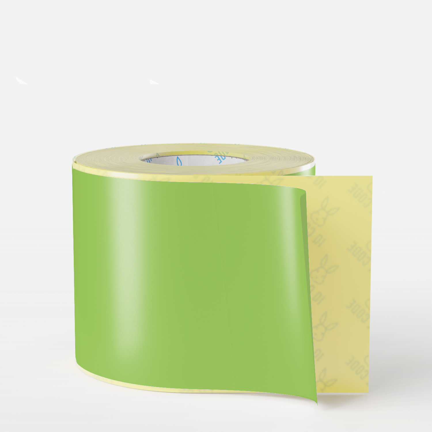 Этикетки 75х120х300 полуглянец (pantone 367 светлозеленый)