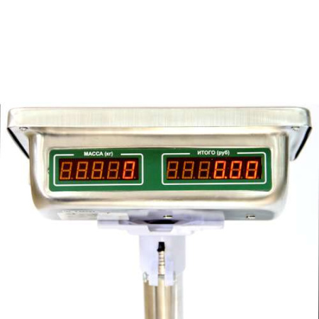 весы товарные мидл мп 300 мда ф-3 (50/100,450 х 600 нерж) красная армия