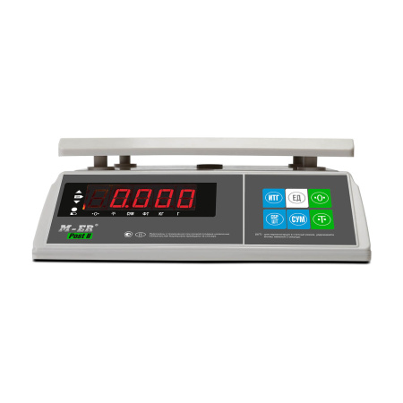 весы порционные m-er 326afu -3.01 "post ii" led