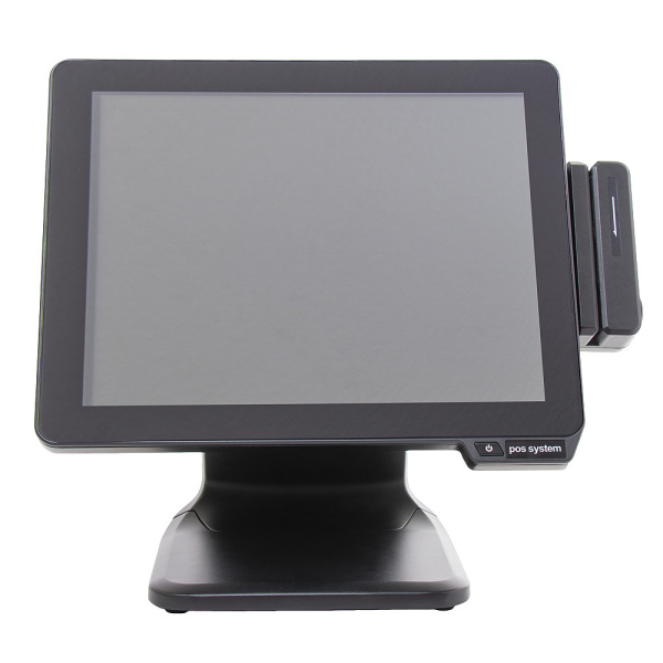 картинка pos терминал-моноблок poscenter pos 200 (15", pcap, j3455, ram 4gb, ssd 64gb, msr) без ос от магазина Формула Торговли