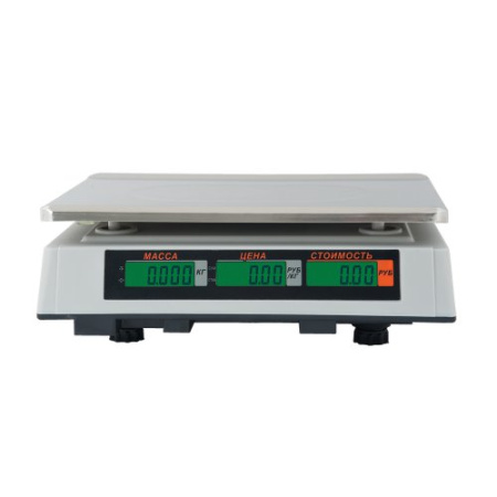 весы торговые m-er 327ас-32.5 с акб (без стойки) lcd
