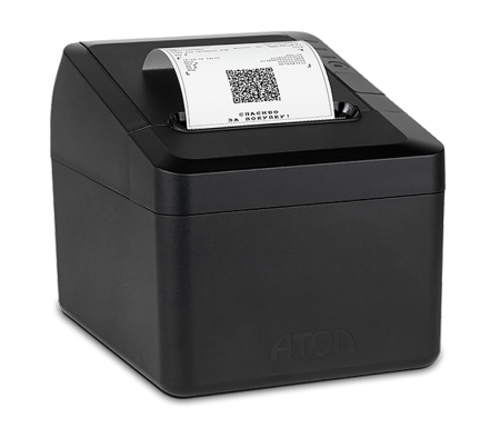 фискальный регистратор атол 27ф (фн36) rs+usb+ethernet (5.0) черный (52601)